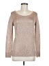 metaphor Metallic Silver Pullover Sweater Size M - photo 1