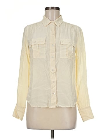 J.Crew Long Sleeve Silk Top (view 1)