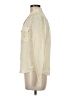 J.Crew 100% Silk Color Block Ivory Long Sleeve Silk Top Size 6 - photo 5