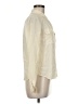 J.Crew 100% Silk Color Block Ivory Long Sleeve Silk Top Size 6 - photo 4