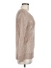 metaphor Metallic Silver Pullover Sweater Size M - photo 4