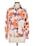 Unbranded 100% Polyester Print Orange Long Sleeve Blouse Size M - photo 1