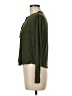 Evereve Green Long Sleeve Top Size M - photo 5