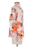 Unbranded 100% Polyester Print Orange Long Sleeve Blouse Size M - photo 5
