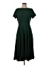 Assorted Brands Solid Green Casual Dress Size S - photo 1