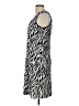 NY Collection Animal Print Silver Casual Dress Size L - photo 5