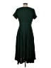Assorted Brands Solid Green Casual Dress Size S - photo 2
