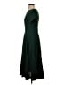 Assorted Brands Solid Green Casual Dress Size S - photo 5