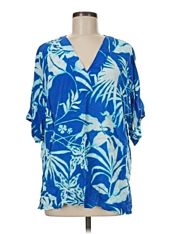 Natori Short Sleeve Blouse (view 1)