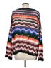 Shein 100% Polyester Print Green Blue Pullover Sweater Size M - photo 2