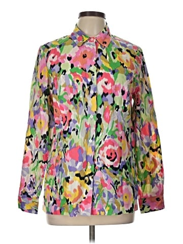 Liz Claiborne Long Sleeve Blouse (view 1)