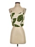 Bacio 100% Polyester Ivory Sleeveless Top Size S - photo 1