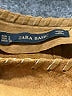 Zara Basic Solid Brown Leather Skirt Size L - photo 4
