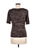 Leger 100% Acetate Brown Short Sleeve Top Size 7 - 8 - photo 2