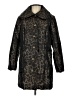 Dennis by Dennis Basso Animal Print Black Coat Size S - photo 1