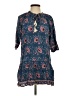 Natalie Martin 100% Rayon Blue 3/4 Sleeve Blouse Size S - photo 1