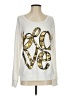 Lauren Moshi Print Ivory Sweatshirt Size XS - photo 1