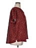 Monday Fun 100% Polyester Stars Burgundy Short Sleeve Blouse Size 1X - photo 4