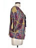 One World 100% Rayon Blue 3/4 Sleeve Blouse Size L - photo 4