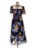 BCX 100% Polyester Floral Blue Casual Dress Size XL - photo 2