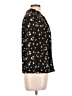 Eclair Black Long Sleeve Blouse Size L - photo 4