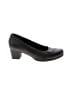 Unstructured by Clarks 100% Leather Black Heels Size 7 1/2 - photo 1