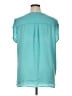 Chico's 100% Polyester Teal Short Sleeve Blouse Size XL (3) - photo 2