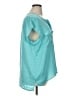 Chico's 100% Polyester Teal Short Sleeve Blouse Size XL (3) - photo 4