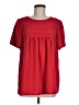 Shein 100% Polyester Red Short Sleeve Blouse Size 8 - 10 - photo 1