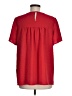 Shein 100% Polyester Red Short Sleeve Blouse Size 8 - 10 - photo 2