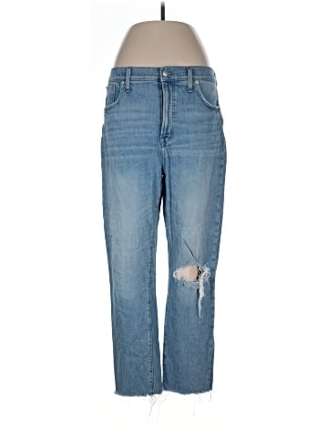 Madewell The Perfect Vintage Jean in Coney Wash: Destroyed Edition (view 1)