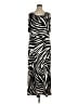 Chico's Animal Print Black Casual Dress Size XL - photo 1