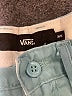 Vans Solid Teal Khaki Shorts Size 12 - photo 3