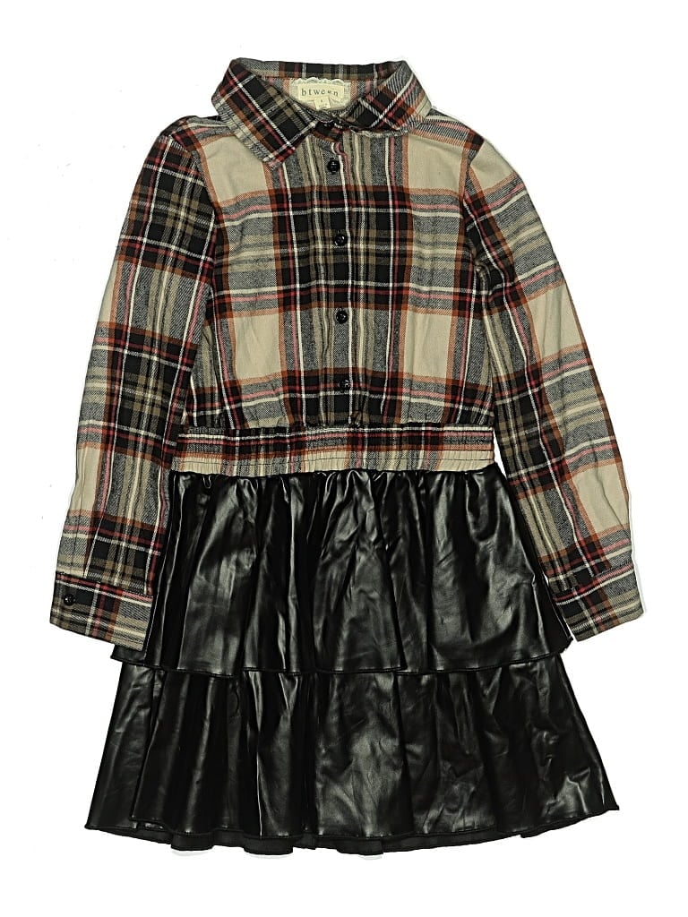 Pre-owned Btween Kids' Dress In Brown