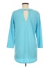 Lands' End Teal 3/4 Sleeve Top Size M - photo 2