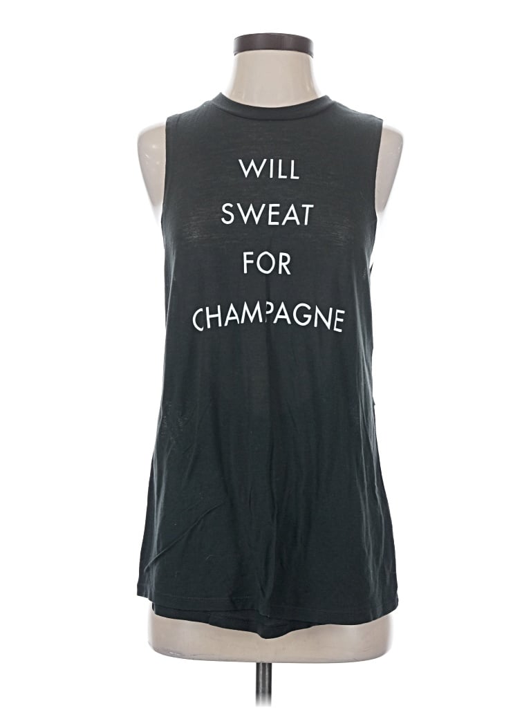 Sweaty Betty Sleeveless T-Shirt: Black Tops - Size X-Small