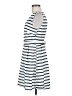 Shein 100% Polyester Stripes White Casual Dress Size 6 - photo 5