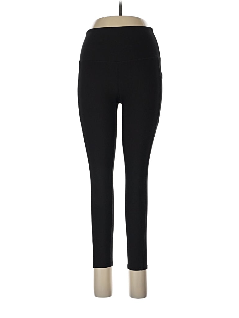 Pre-owned Move Theology Leggings In Black