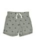 Amazon Essentials 100% Cotton Stars Gray Shorts 9-12 MO / 12 MO - photo 1