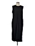 Buki Solid Black Casual Dress Size L - photo 1