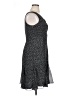 Chaps 100% Polyester Polka Dots Black Cocktail Dress Size 14 - photo 4