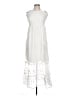 Unbranded 100% Polyester White Cocktail Dress Size L - photo 1