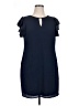 Unbranded Solid Blue Casual Dress Size 16 (estimated) - photo 1