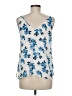 Paper Crane 100% Polyester Blue Tank Top Size M - photo 2