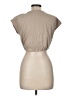 Zara Tan Short Sleeve Top Size M - photo 2