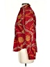 Talbots 100% Cotton Paisley Red Long Sleeve Blouse Size 4 - photo 5