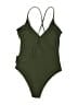 Unbranded Solid Green One Piece Swimsuit Size XS (estimated) - photo 1