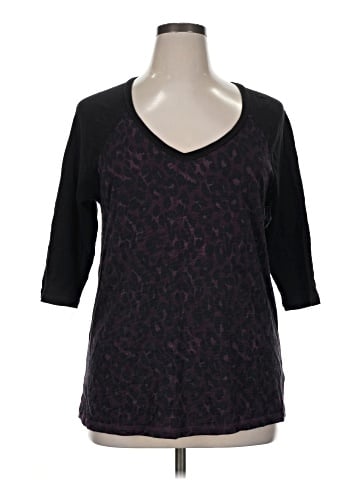 Torrid 3/4 Sleeve T-Shirt (view 1)