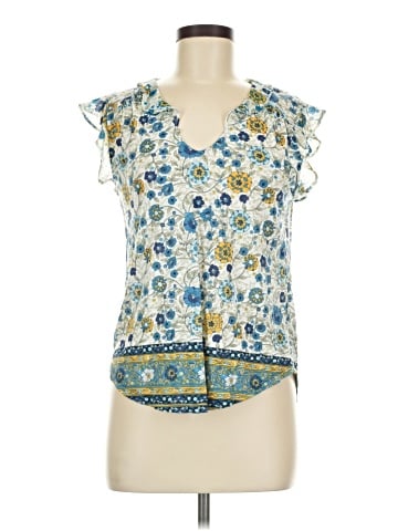 Lucky Brand Short Sleeve Blouse (view 1)