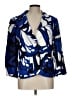 Escada Print Blue Blazer Size EU 42 / US 12 - photo 1